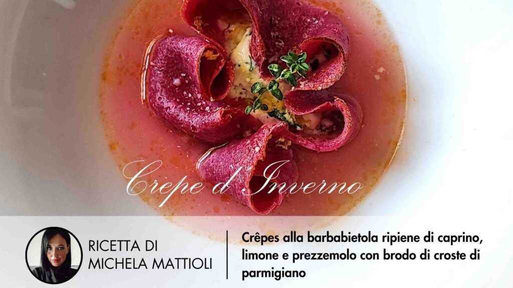 Crepes alla barbabietola ripiene - con le padelle heatek - ricetta chef michela mattioli