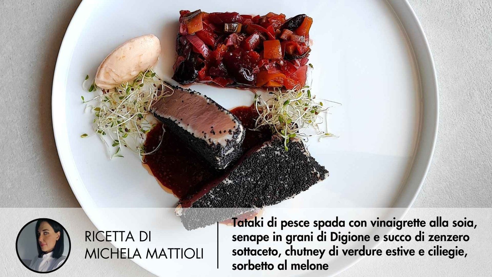 Tataki di pesce spada