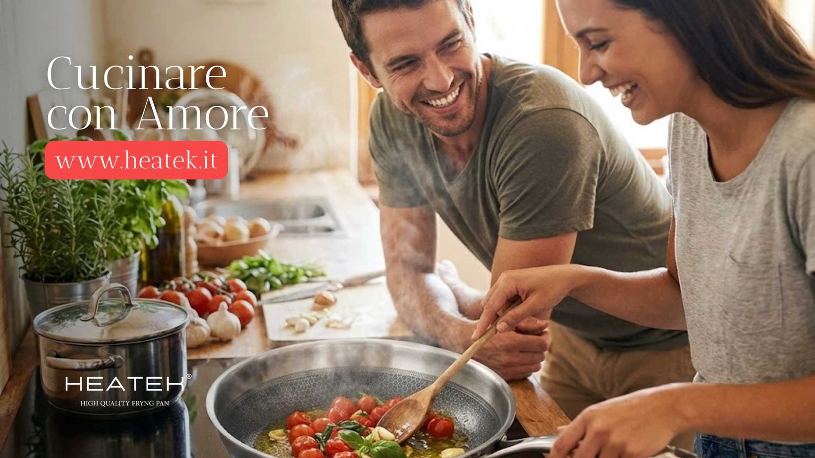 Menù di San Valentino-Ricette in Padella heatek-Dall'antipasto al Dessert